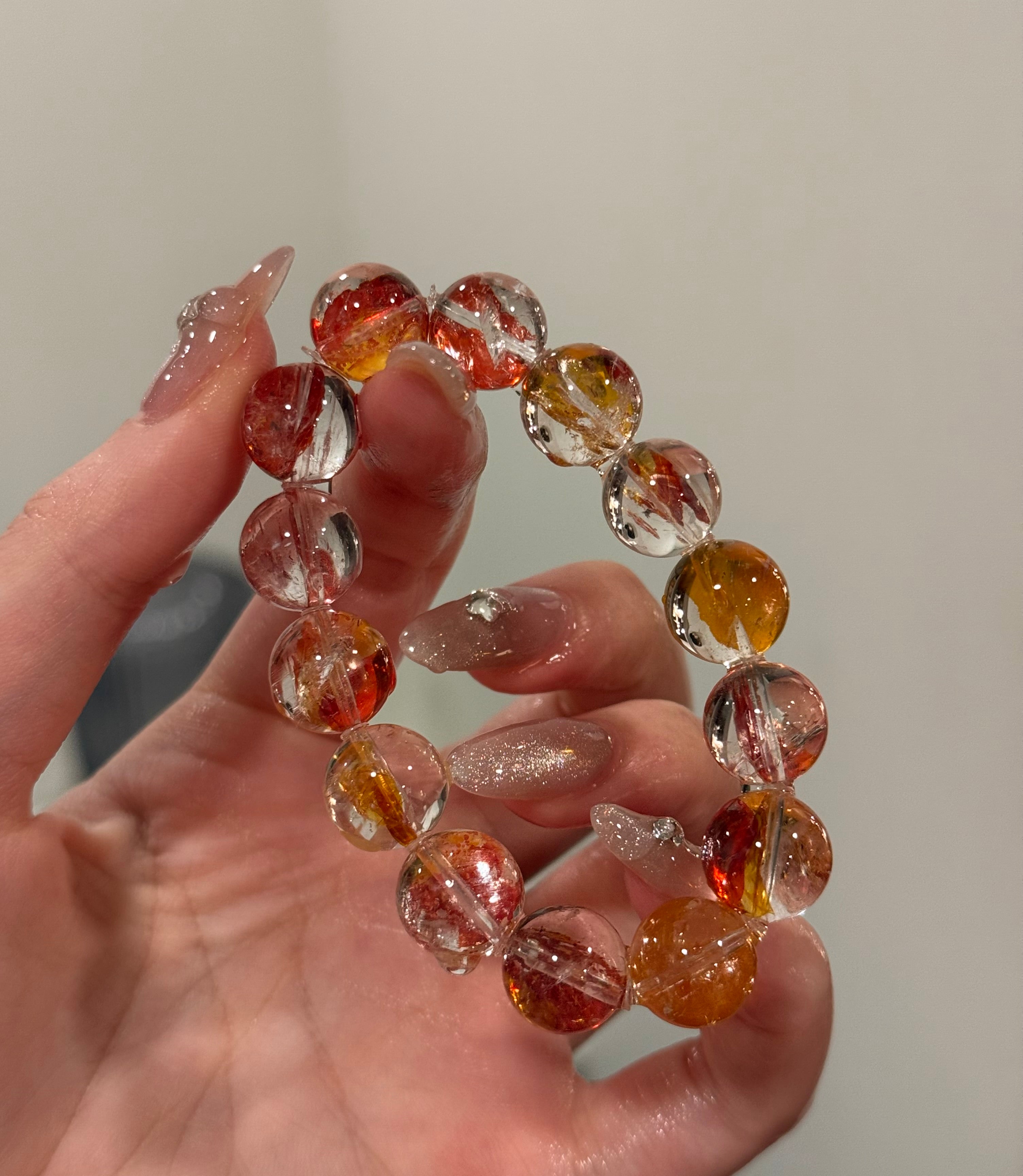 胶花水晶Hematoid Quartz – CHILI CHILI CRYSTAL
