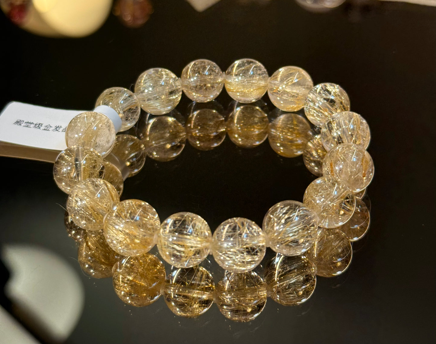 殿堂级金发晶 Golden Rutilated Quartz (11.4mm➕)