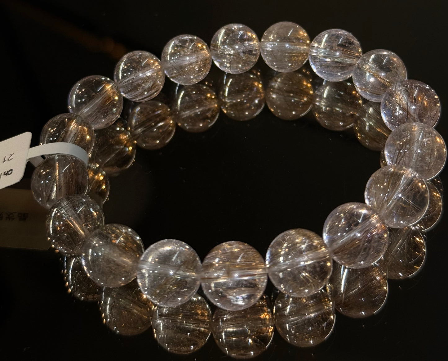 殿堂级银发晶 Rutilated Quartz(11.7mm➕)