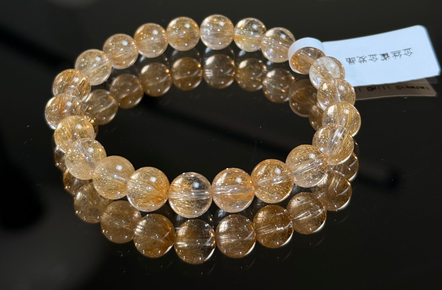 殿堂级金丝雀金发晶 Rutilated Quartz(8.4mm➕)