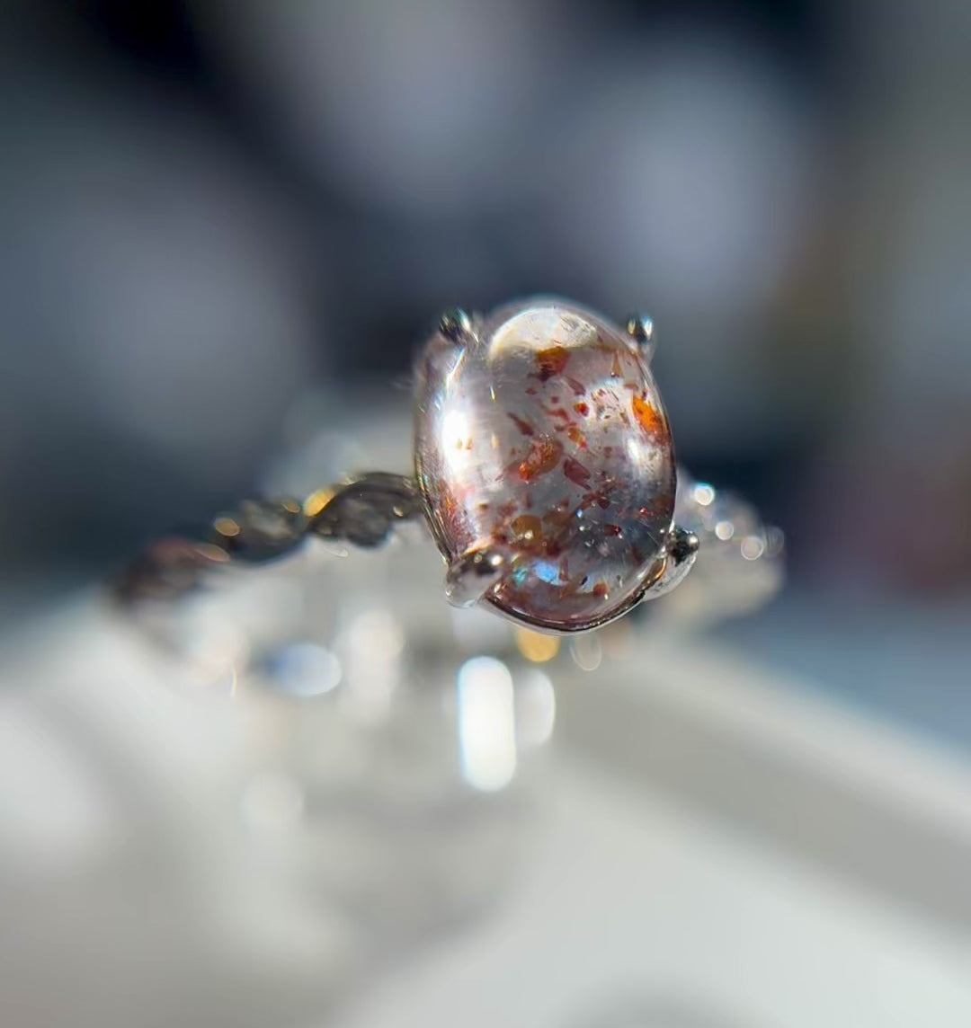 仙女金草莓戒指 Golden Strawberry Quartz Ring