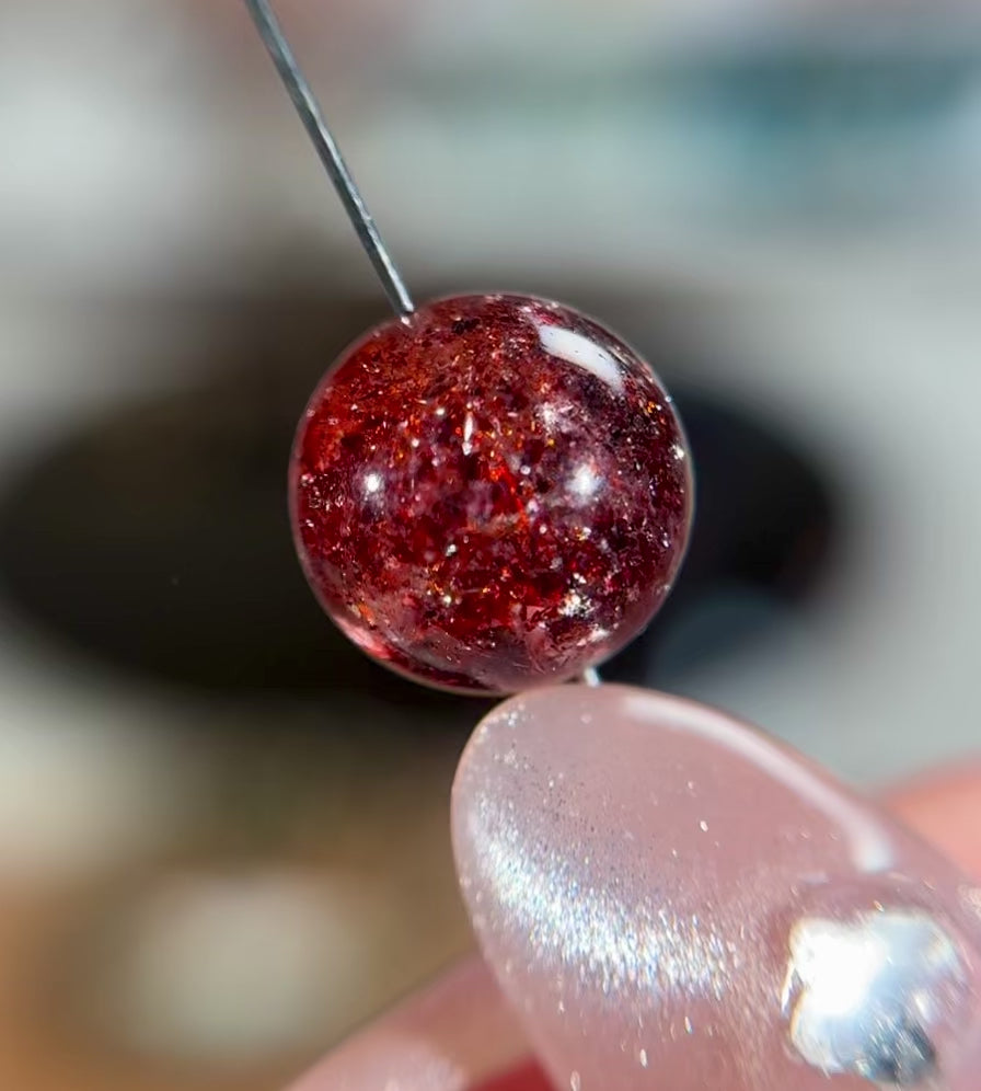 珍藏版满矿金草莓 Golden Strawberry Quartz(10.86mm➕)