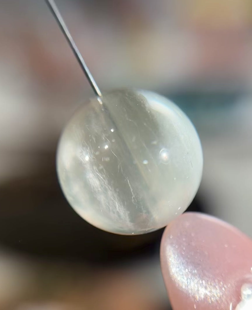 殿堂级泡面蓝兔毛 Blue Rutilated Quartz(14.63mm➕)
