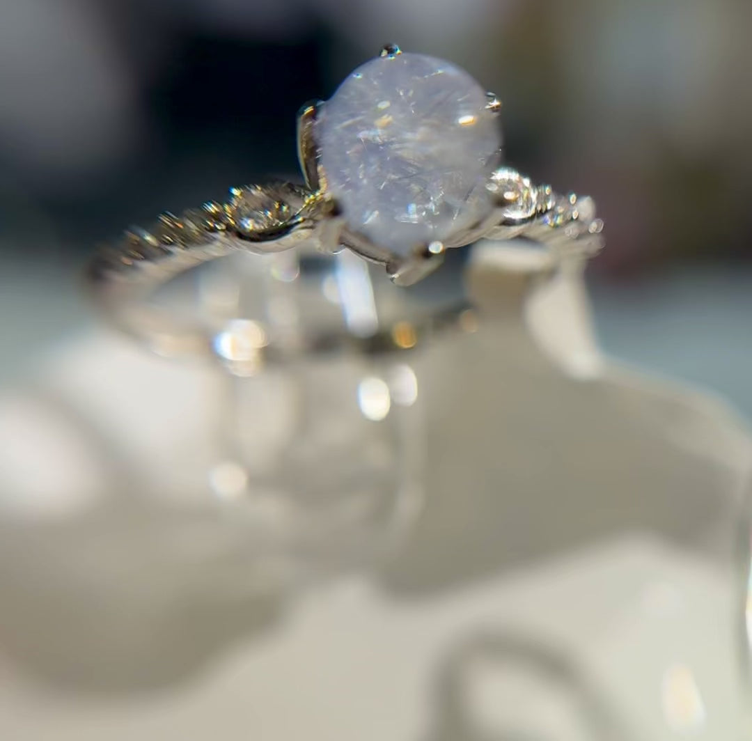 蓝线戒指 Dumortierite Ring(6mm➕)