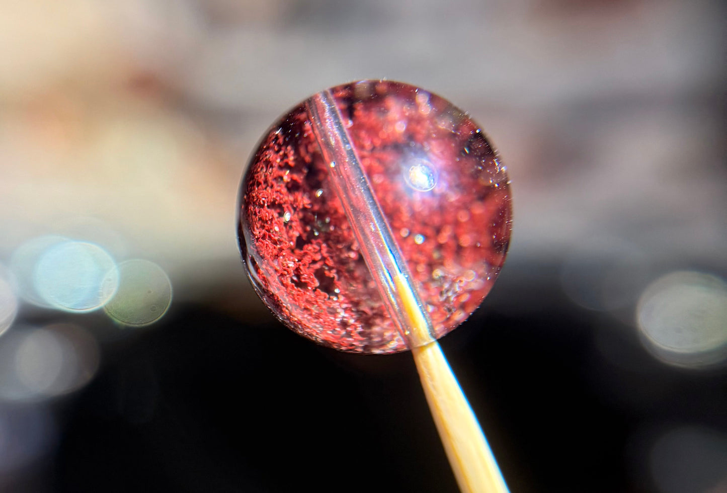 幽灵水晶单珠 Phantom Quartz Single Bead