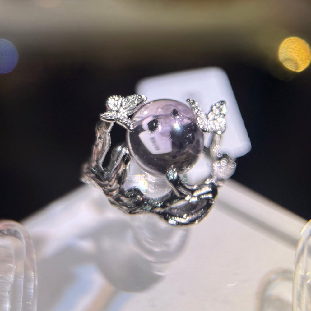 仙女星光紫马粉多圈Madagasar Rose Quartz（5.3mm➕） – CHILI