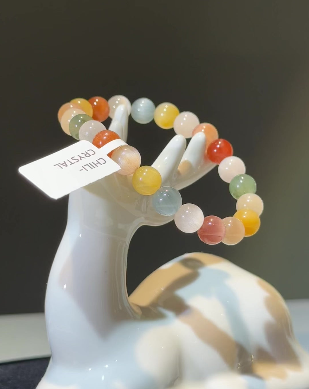 Colorful Rabbit Hair Quartz 收藏级猫眼彩兔毛（8.4mm➕）