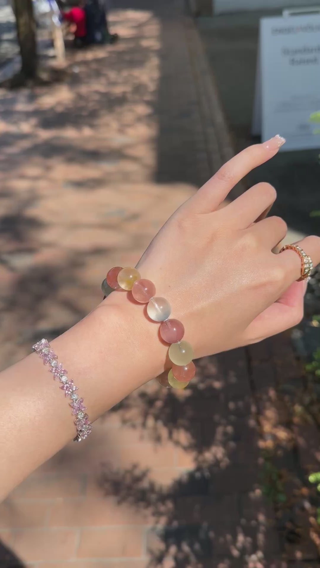 Colorful Rabbit Hair Quartz  典藏级半盆糖果彩兔毛（13.6mm➕）
