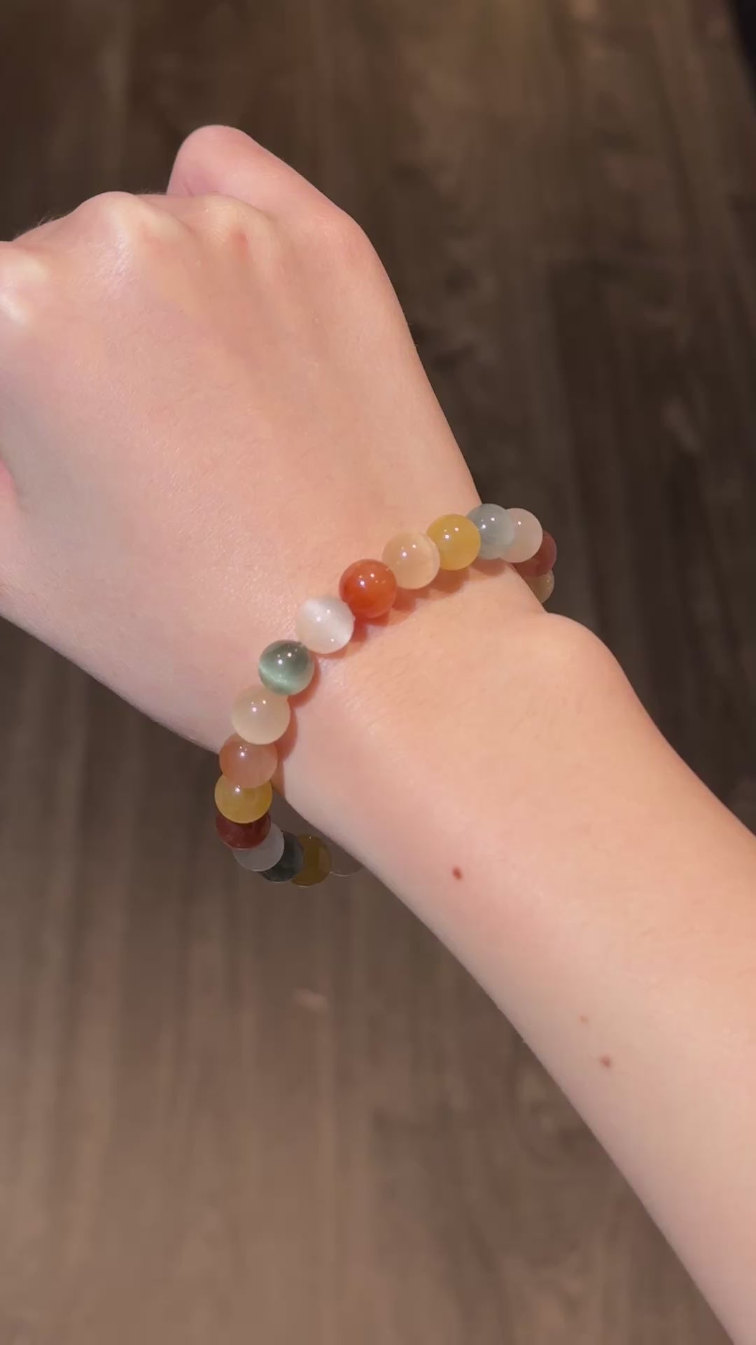 Colorful Rabbit Hair Quartz 收藏级猫眼彩兔毛（8.4mm➕）