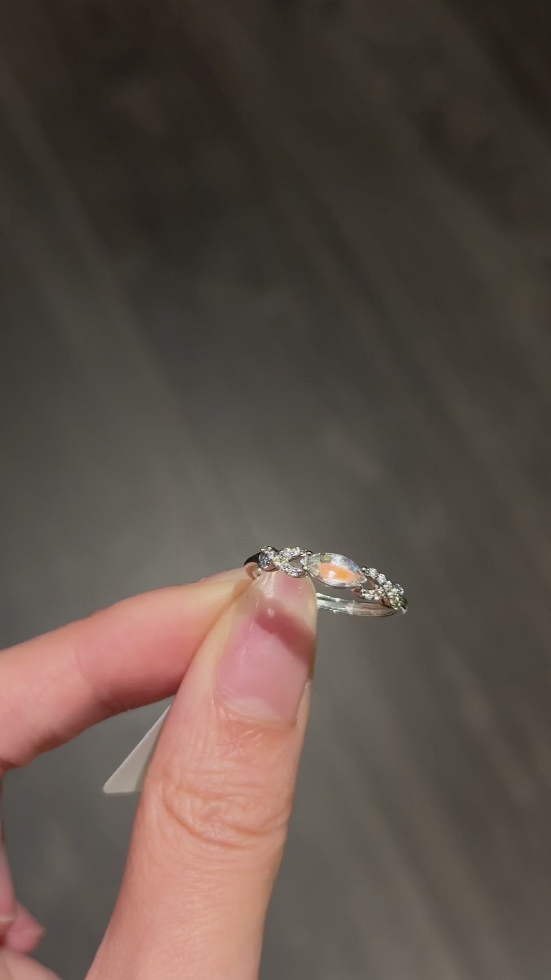 【Reserved｜专属勿拍】Madagascar Moonstone Ring 马岛月光石切面戒指💍