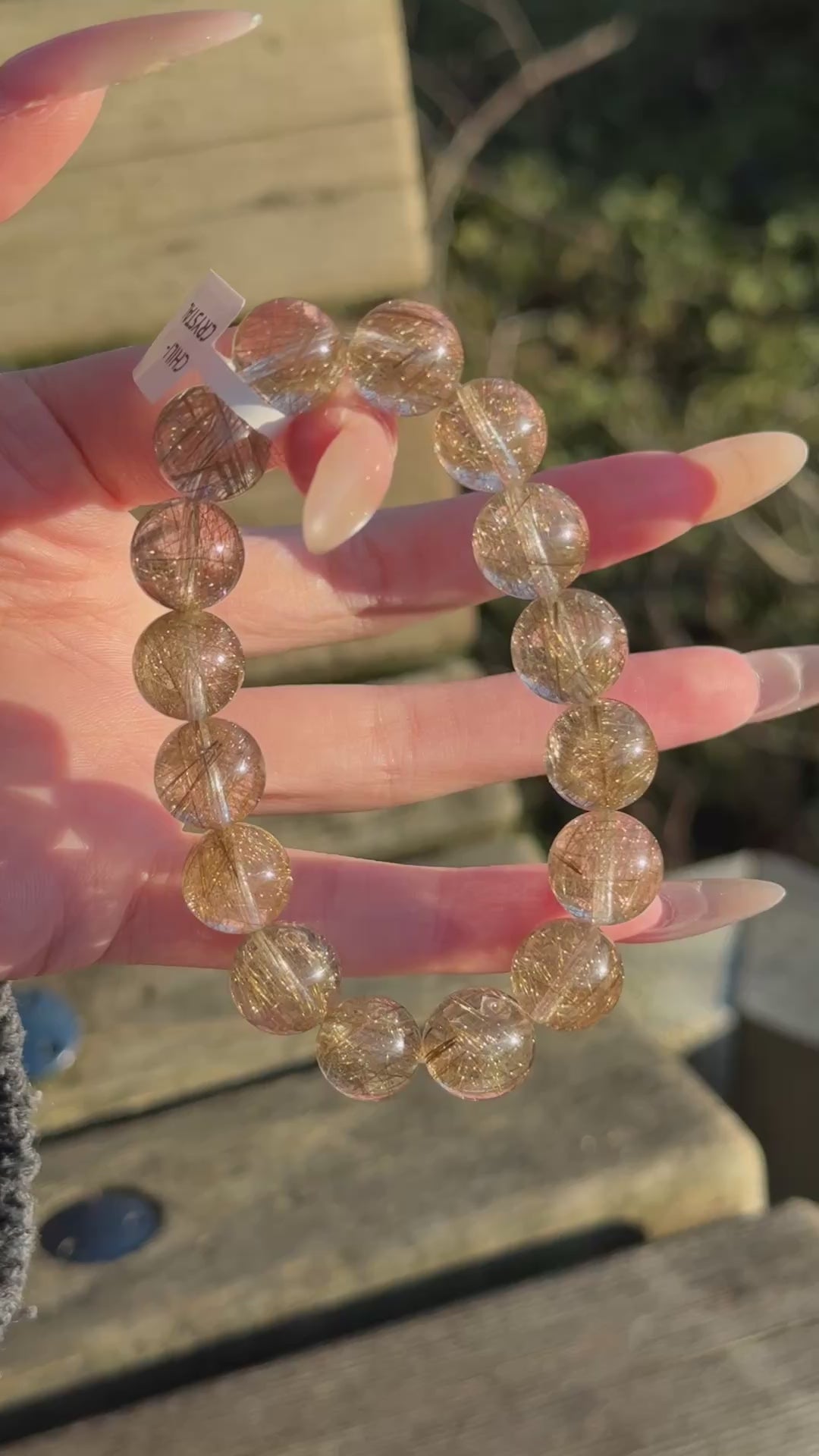 Silver Rutilated Quartz 收藏级银发晶（12.8mm➕）