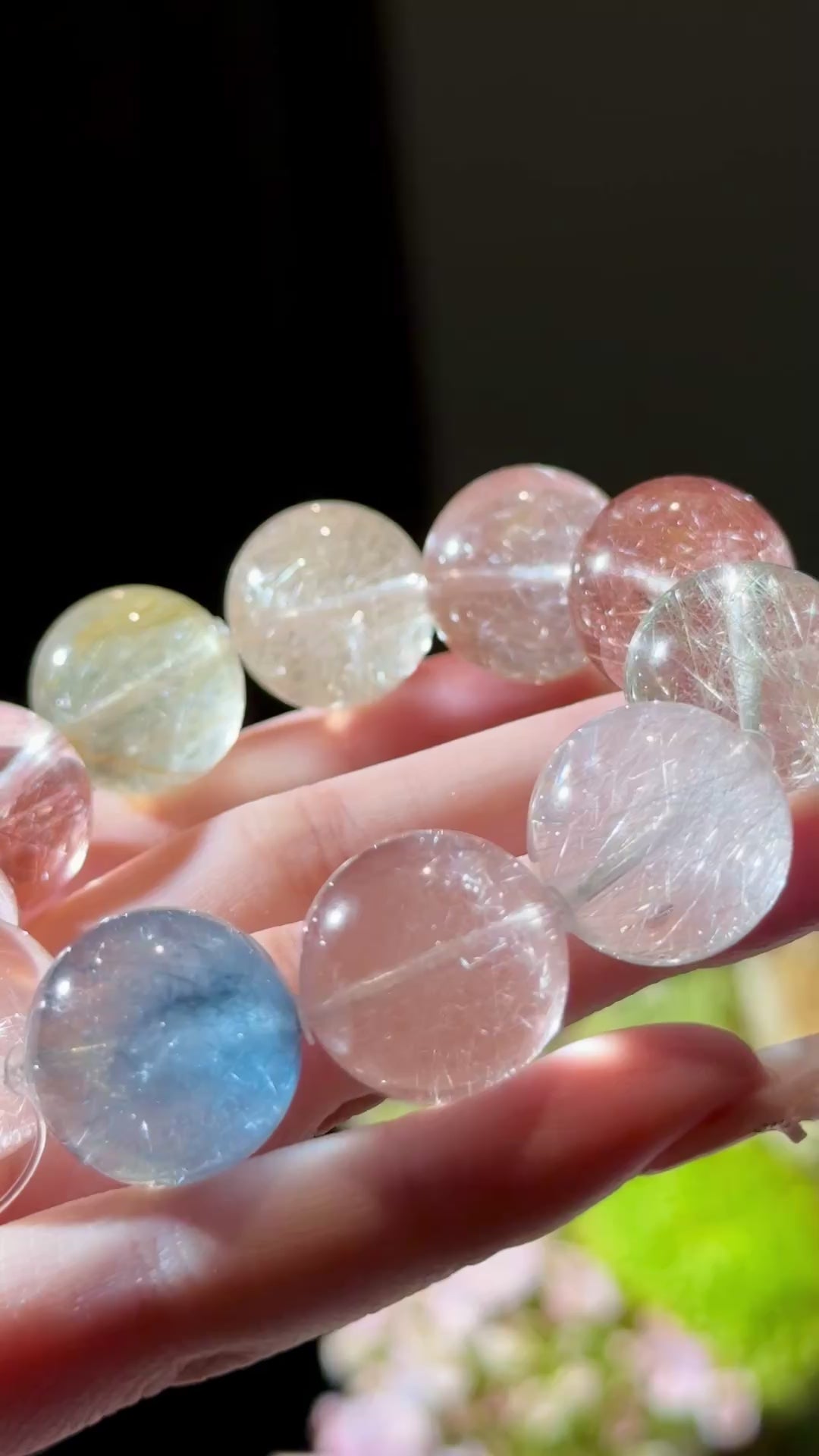 【专属勿拍】Colorful Rabbit Hair Quartz  收藏级钢丝彩兔毛（18.5mm➕）