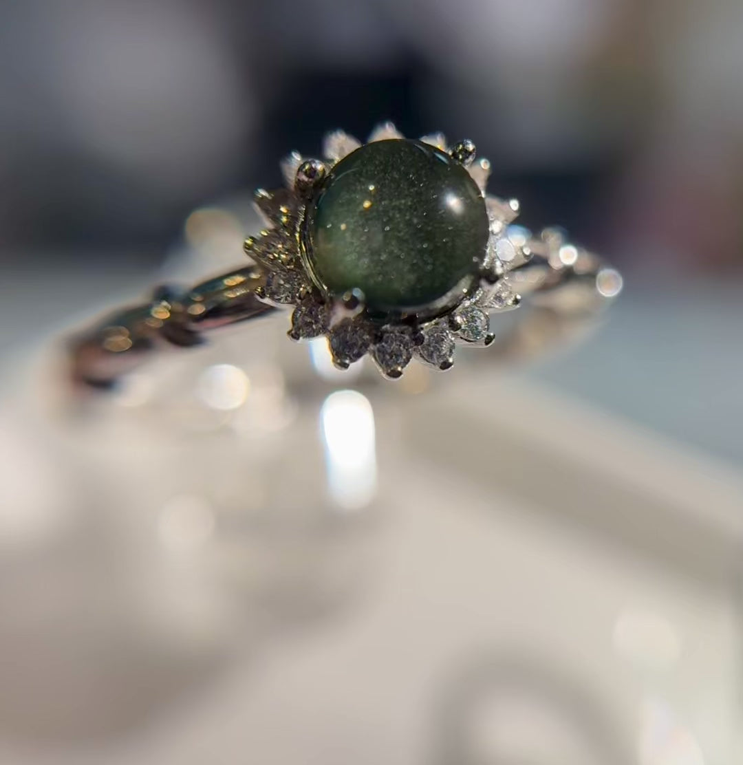 绿幽灵戒指 Green Phantom Ring（5.6mm➕）