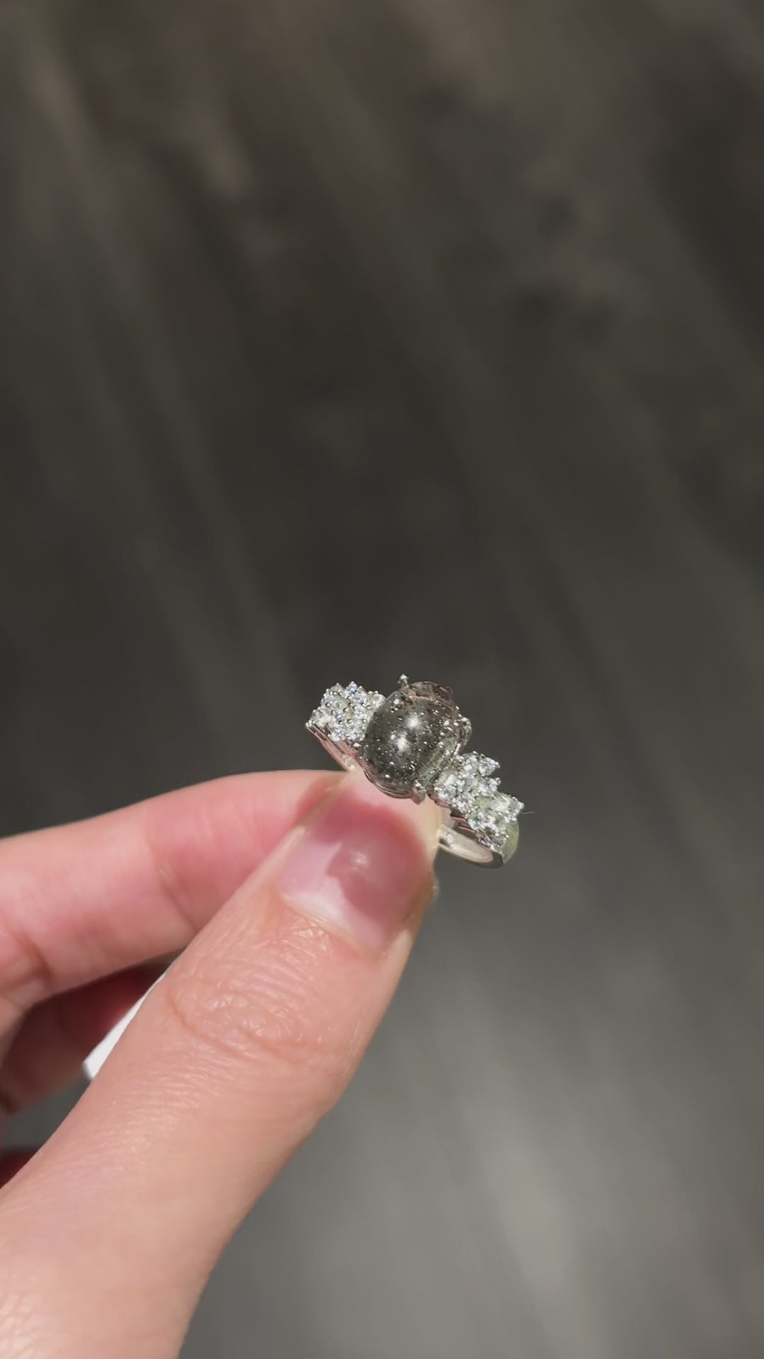 【Reserved｜专属勿拍】Chalcopyrite Ring 星空黄铜矿戒指🌌