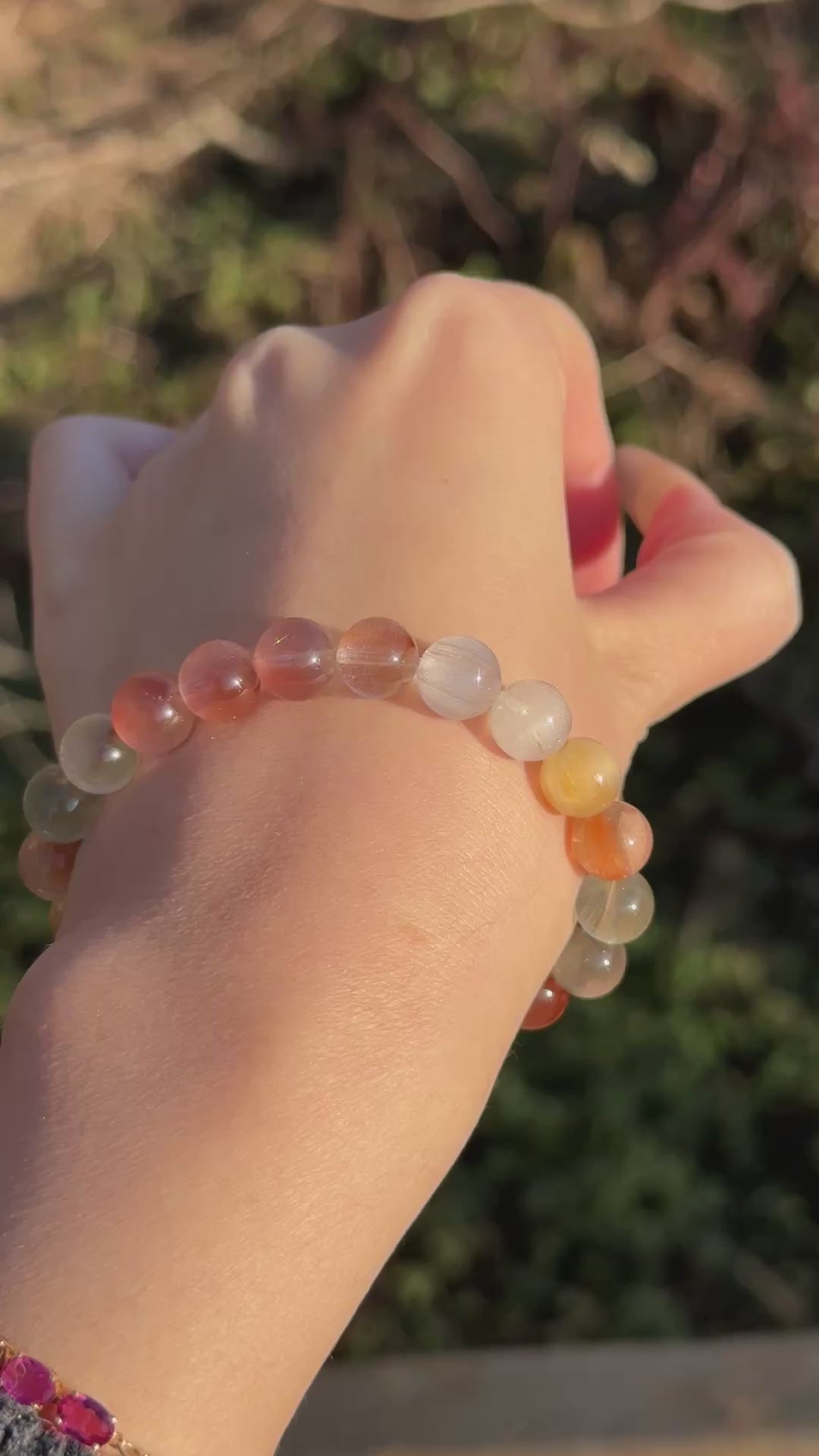 Colorful Rabbit Hair Quartz 收藏级凤凰彩兔毛（9mm➕）