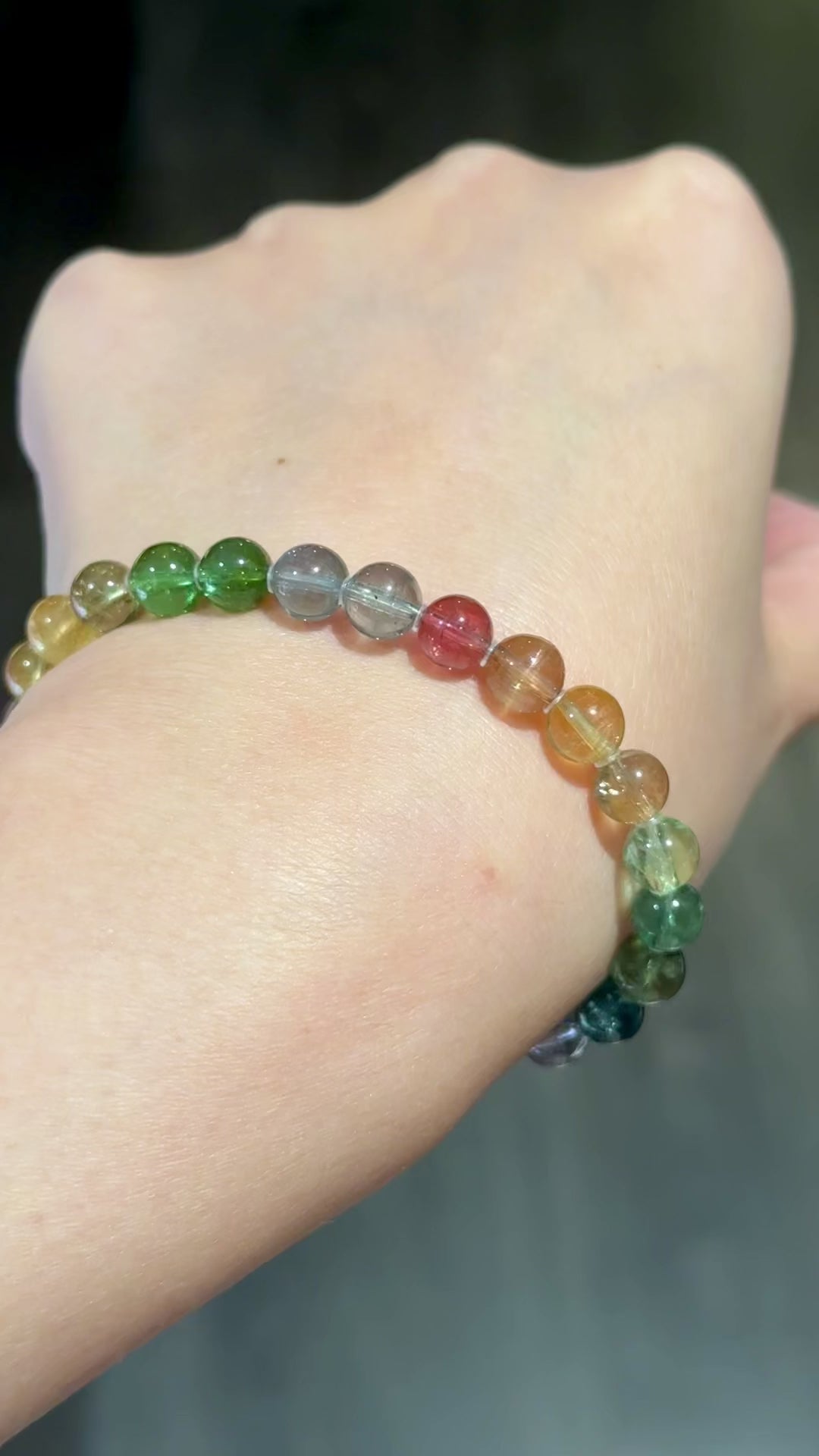 【专属勿拍】Tourmaline 殿堂级人鱼彩虹碧玺（6.7mm➕）