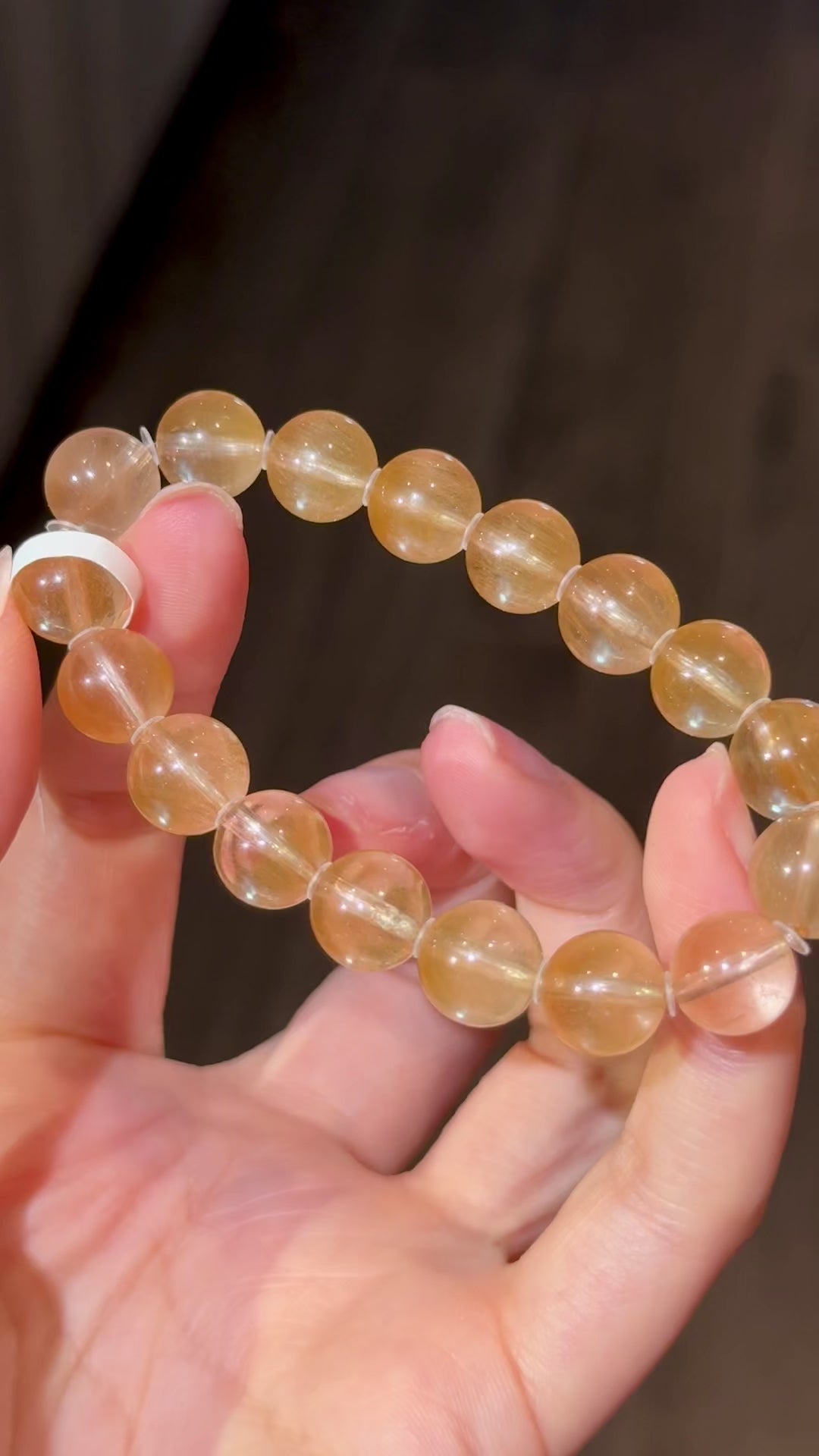 Orange Rabbit Hair Quartz  殿堂级温柔橘黄兔毛（10mm➕）